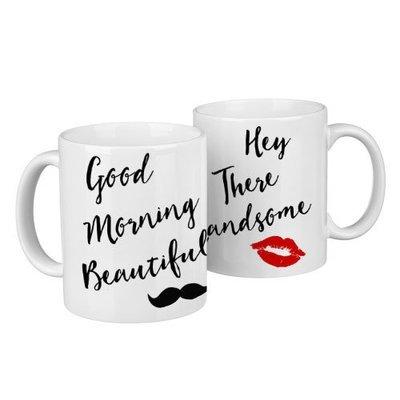 Парні чашки Good morning