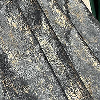 Готовий комплект Турецьких оксамитових штор на тасьмі із підхватами Розмір 150на28/0см Колір графіт