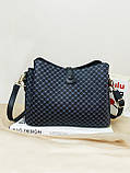 Жіноча сумка 6019 крос-боді чорна, фото 2