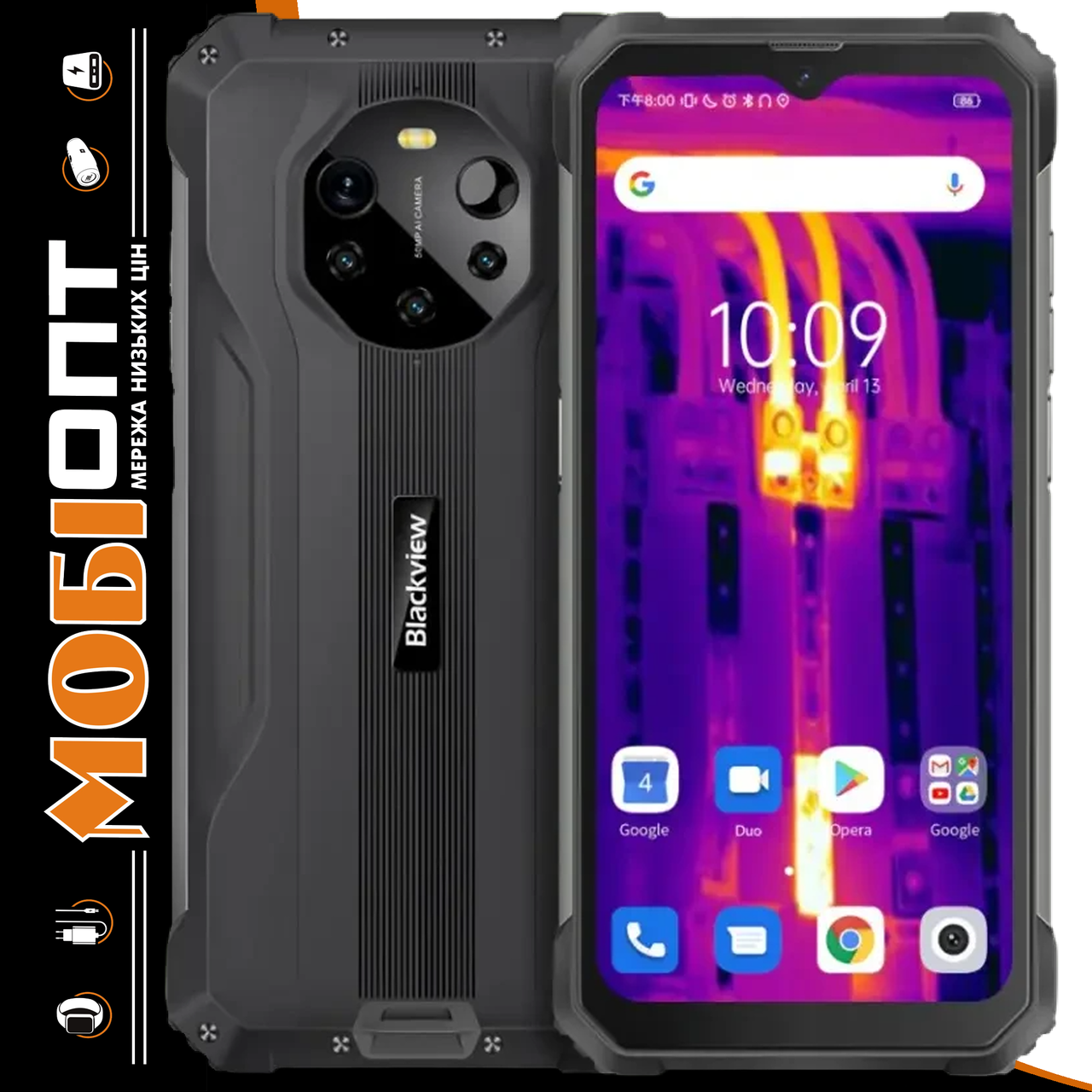 Смартфон Blackview BL8800 Pro 8/128GB NFC Black Global version
