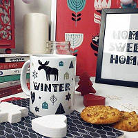 Чашка з принтом Winter