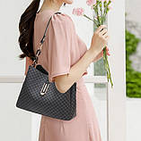 Жіноча сумка 6019 крос-боді чорна, фото 6