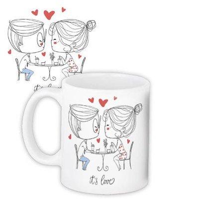Чашка з принтом It`s love
