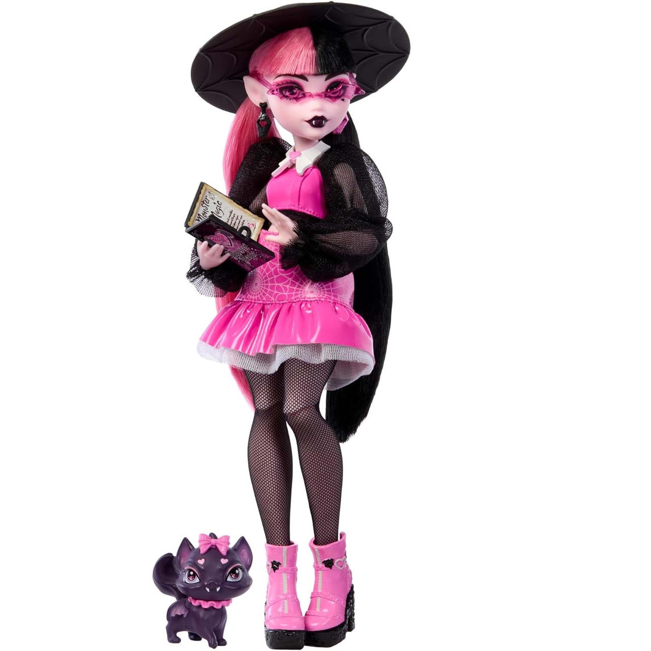 Лялька Монстер Хай Дракулаура та вихованець від Маттел Mattel Monster High Draculaura HRP64