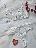 К9522 Прозорий спокусливий комплект білизни, фото 4