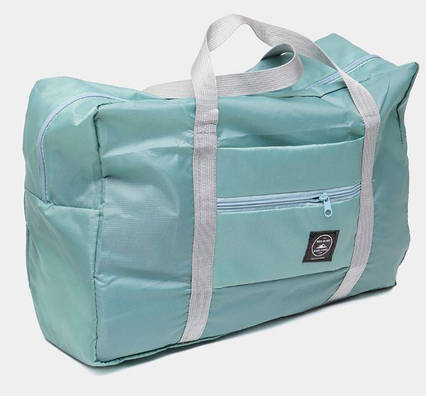 Дорожня сумка із застібкою на блискавці Unsiex BAG XL-811 бірюзового кольору
