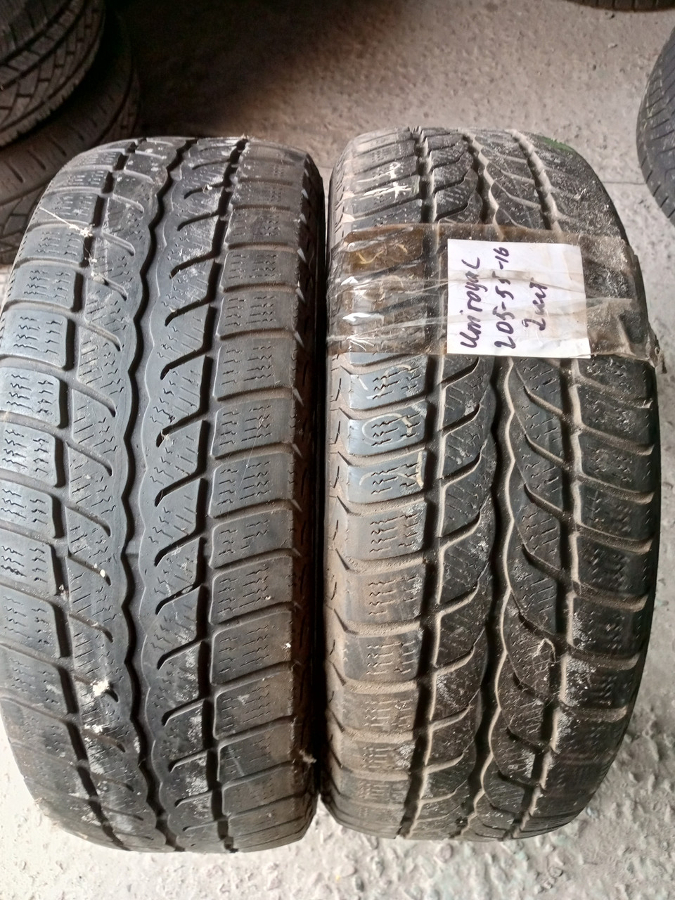 Пара зимніх шин 205/55/16, Uniroyal MS plus 66,з Германії без пробігу по Україні