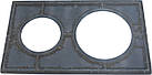 Плита чавунна пічна з комфорками ПД-4 (750 х 450 мм.), фото 3