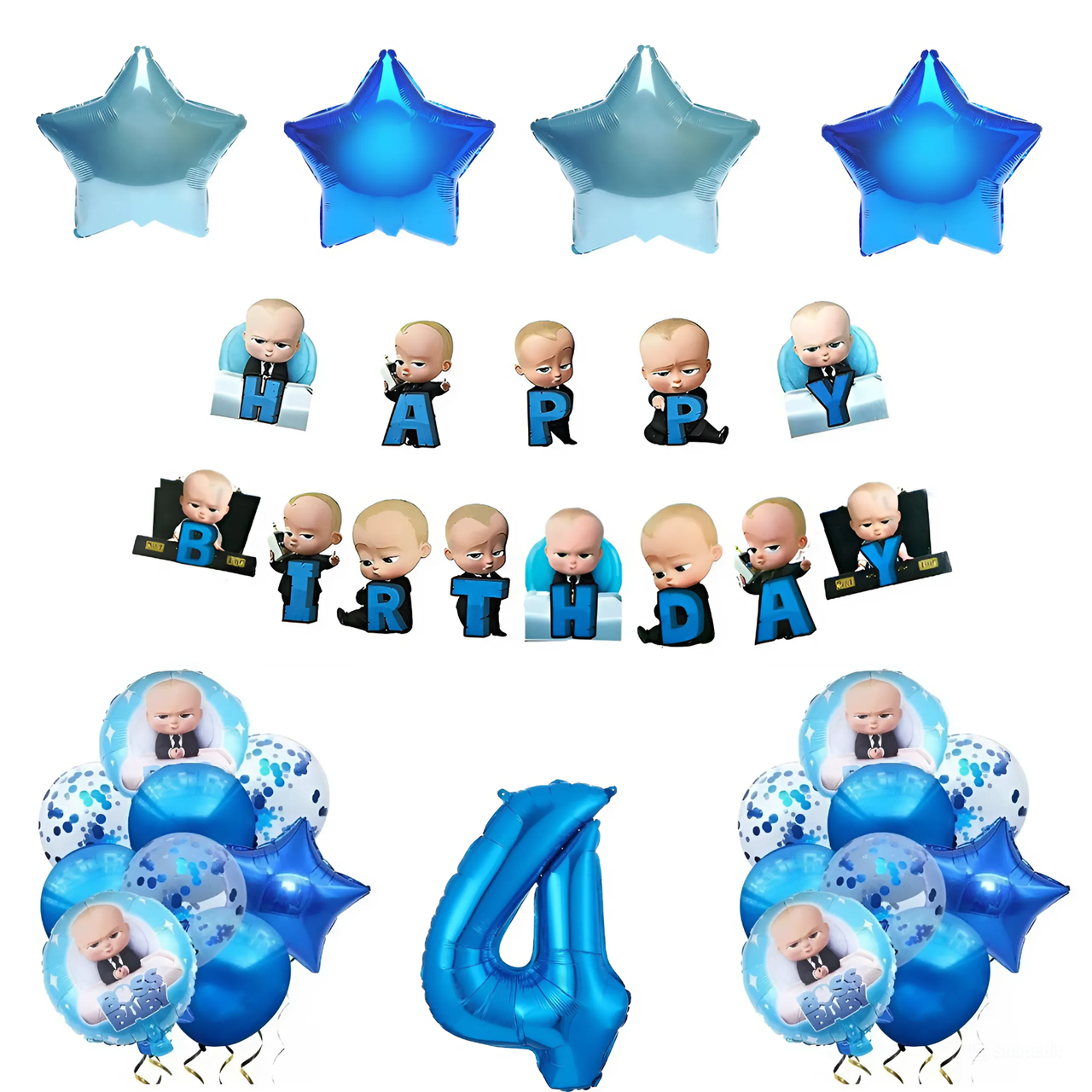 Набір із кульок | Бос Happy Birthday