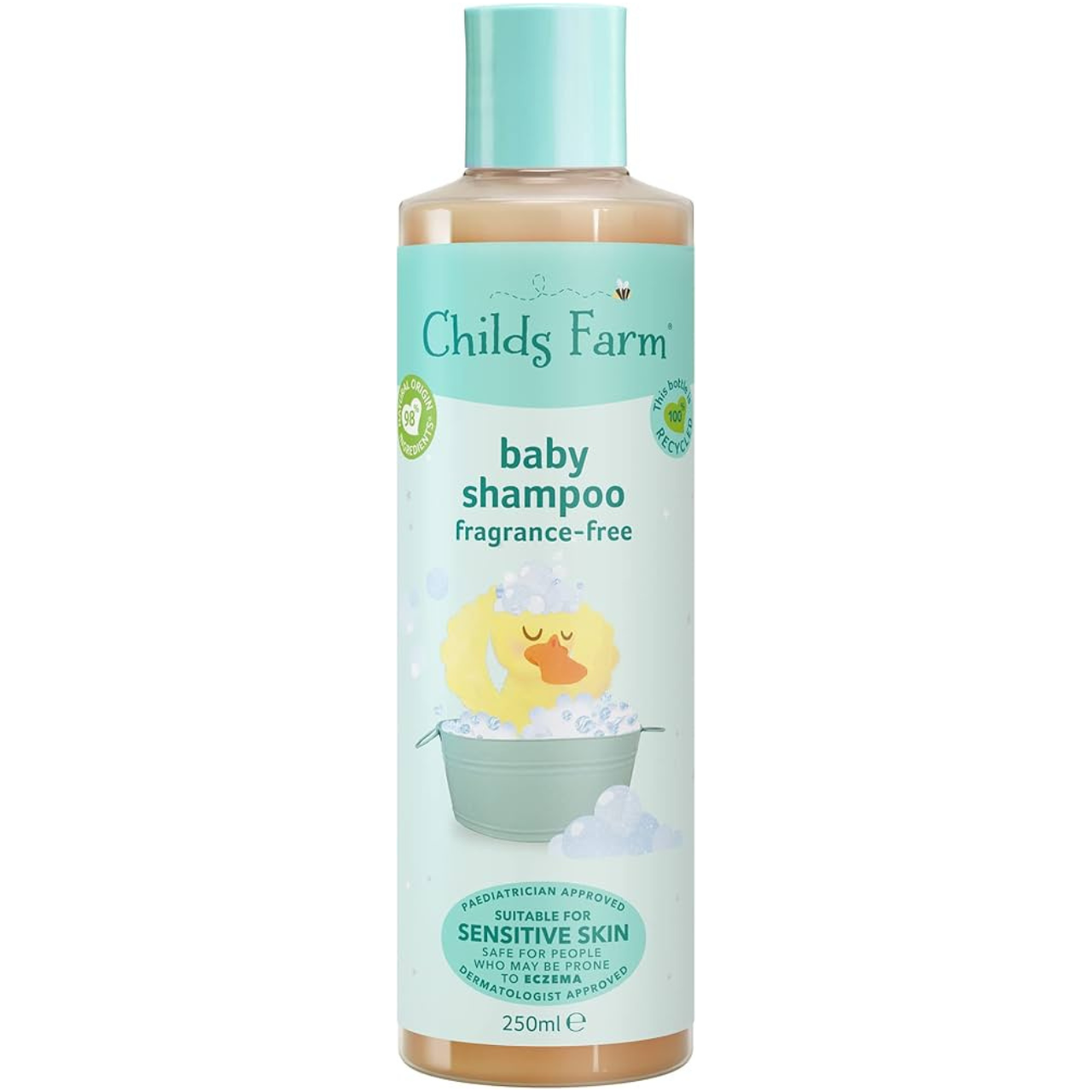Дитячий шампунь для чутливої шкіри без аромату Childs Farm Baby Shampoo Unfragranced 250 мл