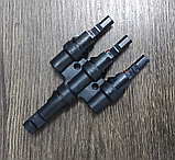 Потрійний конектор МС4 для монтажу сонячних систем, фото 2