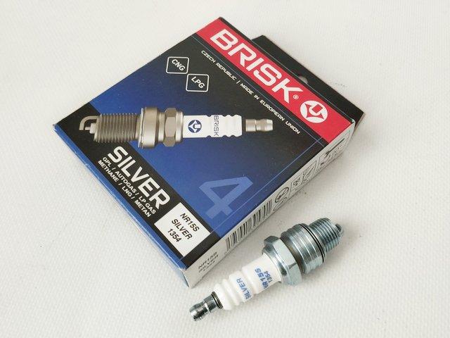 Свічки запалювання ГАЗ 402 дв.Silver (Brisk) NR15S/1354