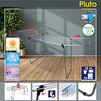Розкладна Сушарка для білизни підлогова домашня Casa Si Pluto 18m Silver (CS92748Q05) Австрія, фото 6