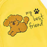 Чоловічок футер з начісом для немовлят Maltipu, фото 5