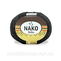 Пряжа Nako Boho № 23921 сiрий меланж (Нако Бохо)