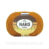Пряжа Nako Boho № 10658 гірчиця (Нако Бохо)