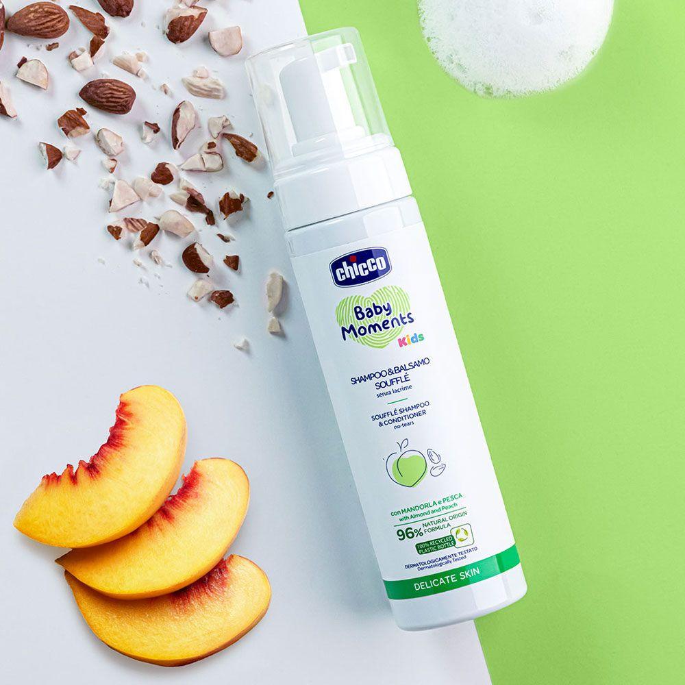 Шампунь-кондиціонер суфле дитячий Baby Moments Kids 150 мл 10249 Chicco, фото 1