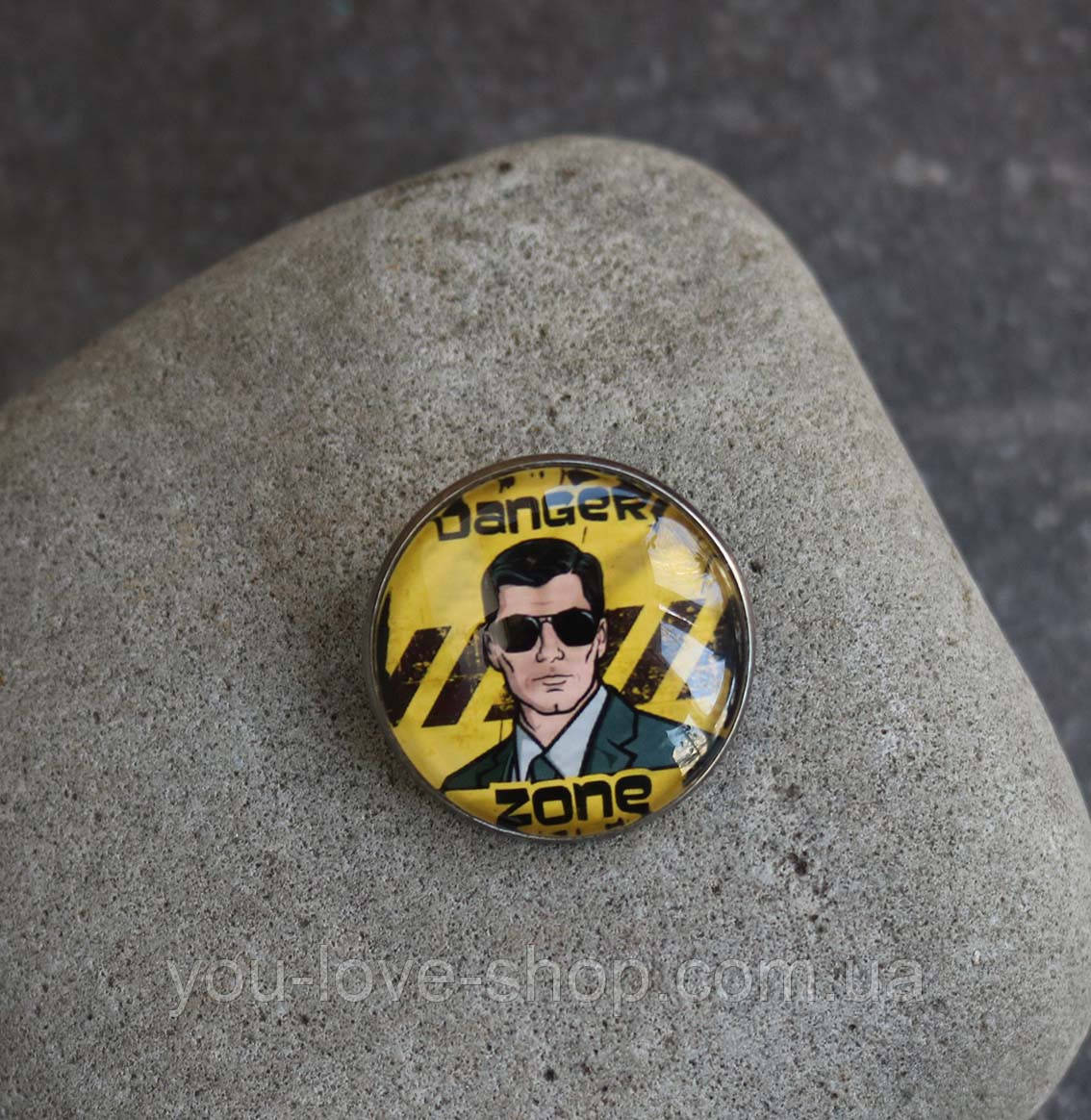 Значок Спецагент Арчер "Danger Zone" / Archer, фото 1