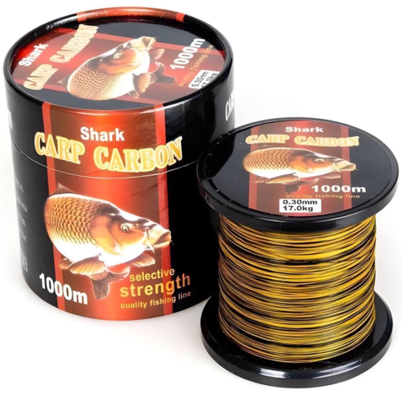 Волосінь коропова Carp Expert Carbon Shark 0.30 mm/17kg 1000 м
