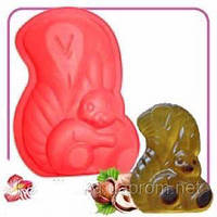 Силіконова форма Білочка 17 см