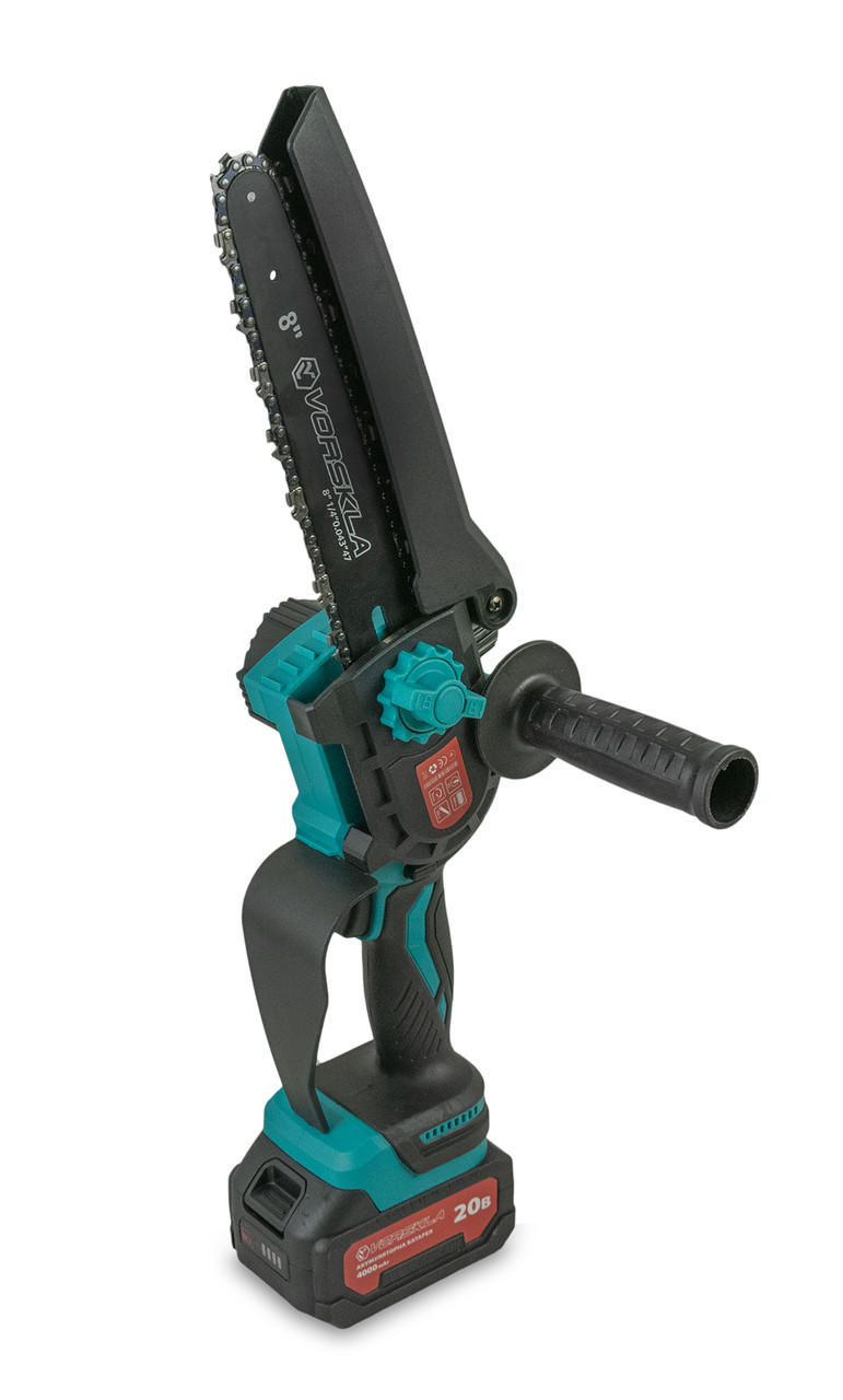 Акумуляторна ланцюгова міні-пила VORSKLA ПМЗ 203/20 (акум. 4000 маг, 2 ланцюга, в кейсі)