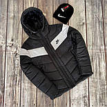 Зимовий спортивний костюм чоловічий Nike Tech Fleece теплий на флісі. Комплект одягу зима 3в1 (костюм+куртка+шапка), фото 6