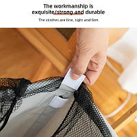 Кошик зі знімним мішком сіткою для білизни, складний на колесах, сірий Люкс качество!+, фото 3