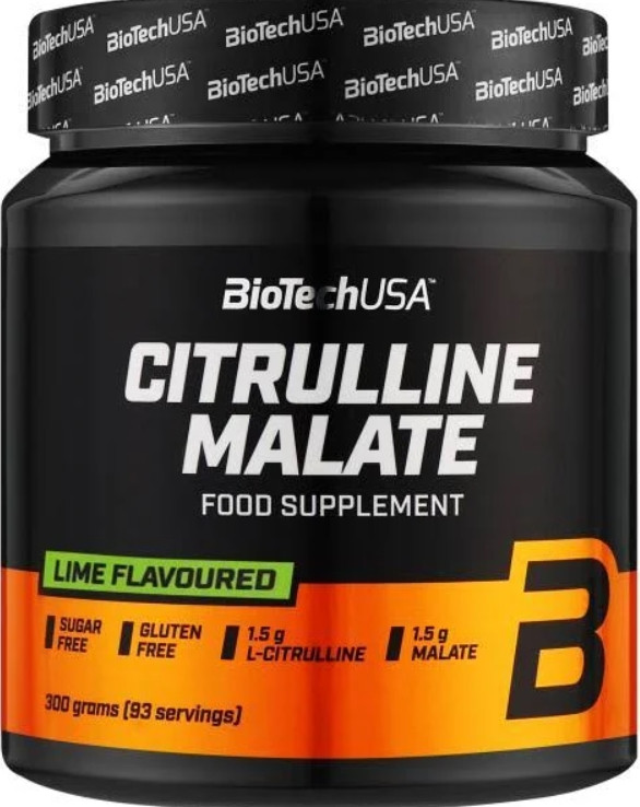 Цитрулін BioTech Citrulline Malate 300 г Лайм