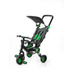 Триколісний велосипед Galileo Strollcycle Black зелений