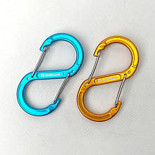 Набір алюмінієвих карабінів Base Camp Sigma 5 Wire Set Blue/Orange.