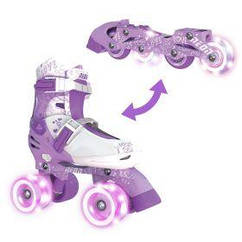 Роликові ковзани Neon Combo, розмір 34-37, фіолетовий