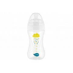 Пляшка для годування Nuvita Mimic Collection 250 мл, 3 міс +, антиколькова, білий