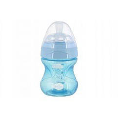 Пляшка для годування Nuvita Mimic Cool 150 мл, 0 міс +, антиколькова, блакитний
