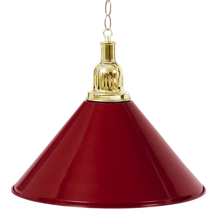 Світильник більярдний 1-но ламповий, червоний, фото 1