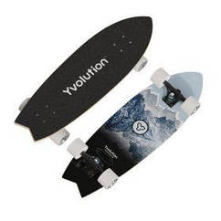 Скейтборд Yvolution Fishtail Cruiser 76 см, синій