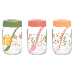 Специалист HEREVIN Decorated Spice Jar Set MIX с ложкой 0.370 л (131507-157)