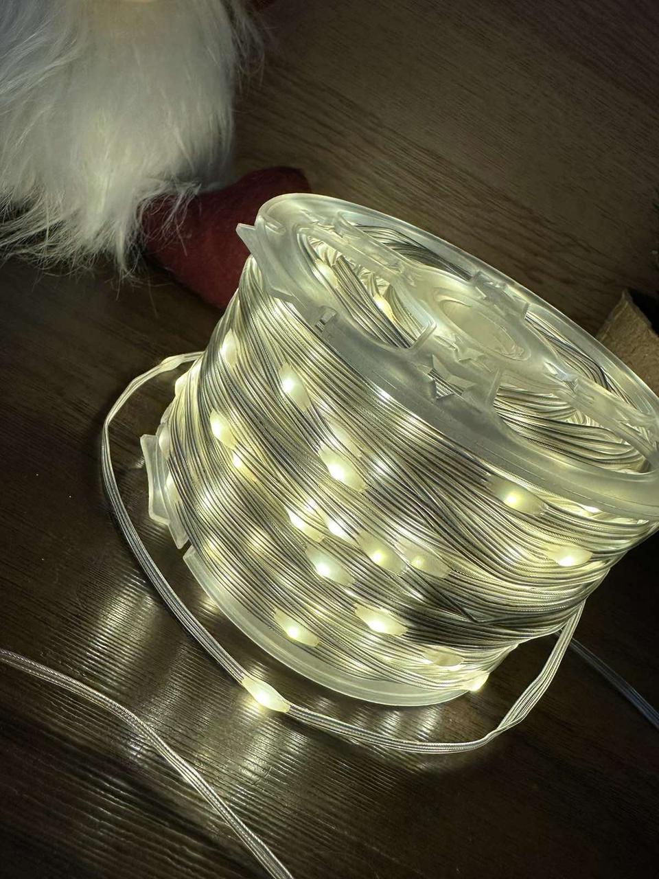 PVC проволока з блоком 65IP (50 м 500 led)