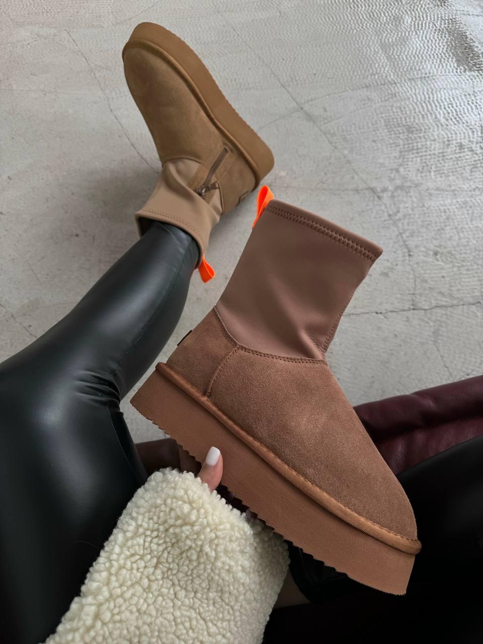 Жіночі уги UGG Classic Dipper Boot Brown ALL18361