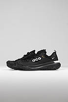 Зимові Чоловічі Кросівки Nike ACG Mountain Fly 2 GTX Low / Найк АСГ Маунтін Флай 2 ГТХ Низькі Чорні з Білим, фото 4