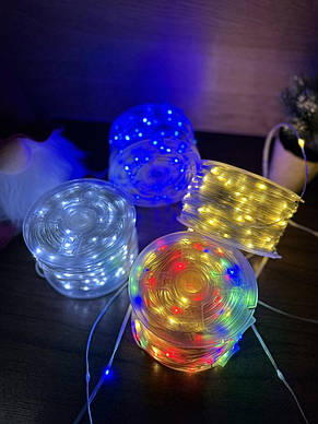 PVC проволока з блоком 65IP (50 м 500 led), фото 3