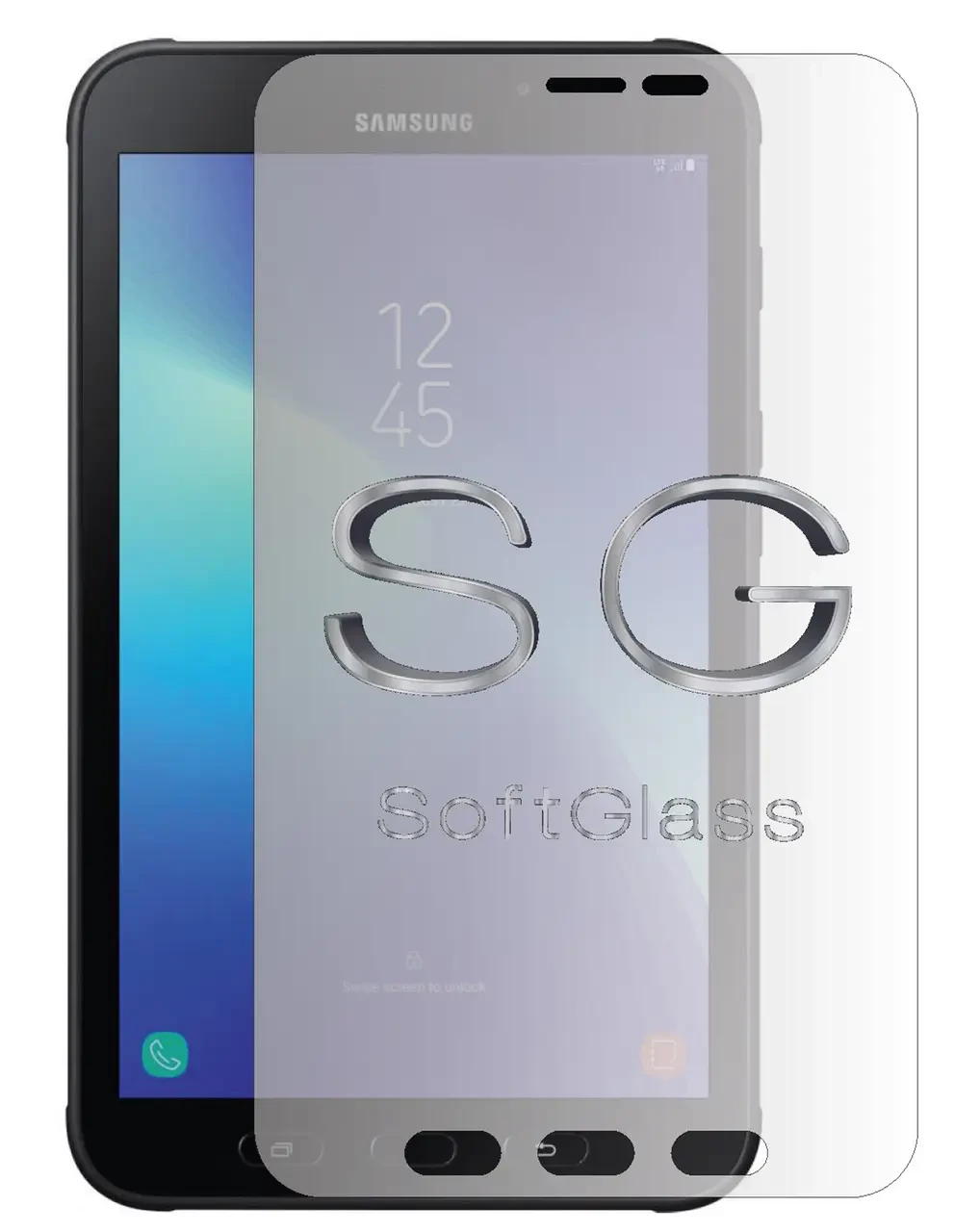 Бронеплівка для Samsung Tab Active 2 SM-T395 на екран поліуретанова SoftGlass