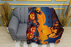 Плед «Гарбузова ніч. Хелловін. Pumpkin Night. Halloween»