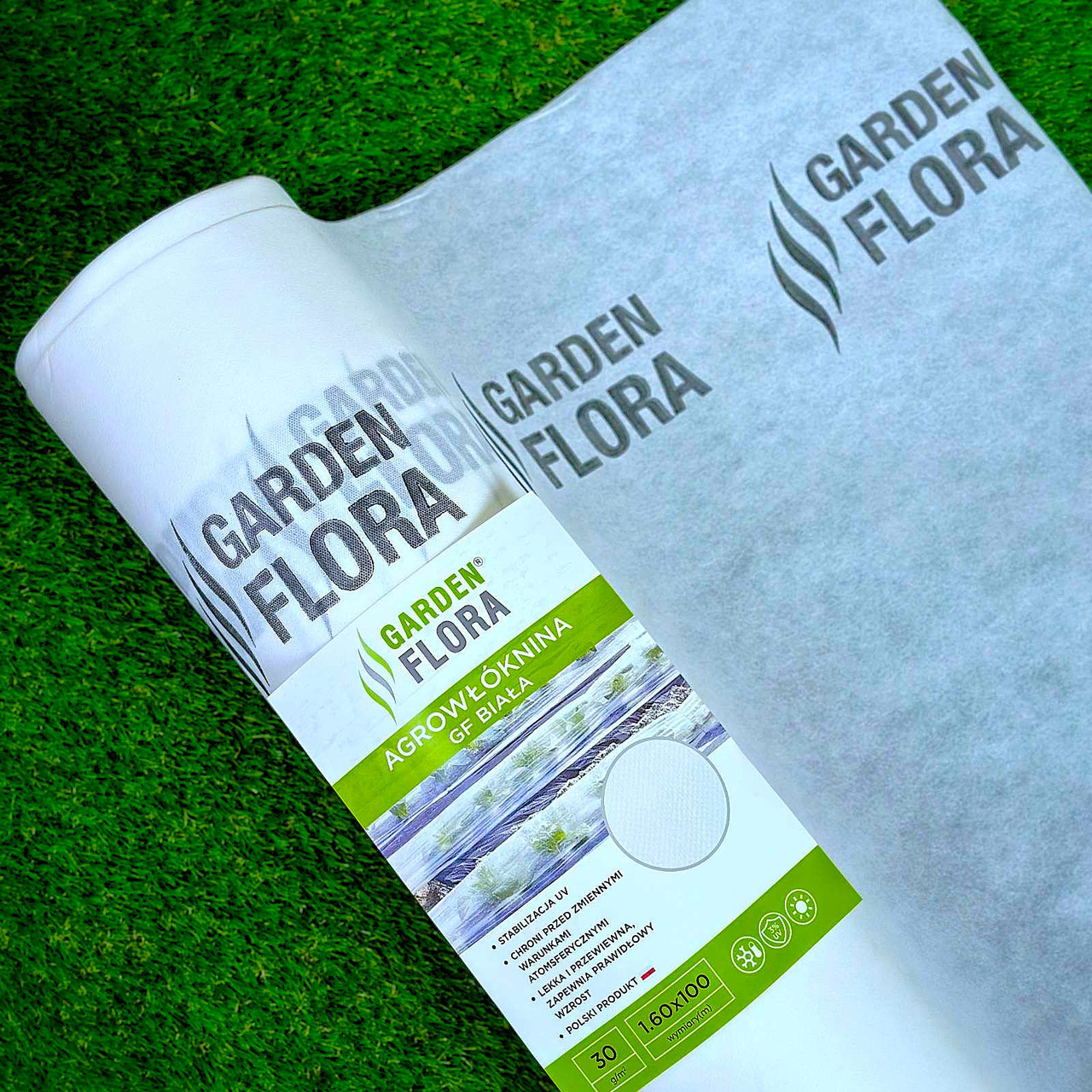 Агроволокно біле 30 г/м2 1.60 НА МЕТРАЖ Garden Flora Польща Агроволокно для укриття рослин від заморозків
