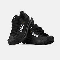 Зимові Чоловічі Кросівки Nike ACG Mountain Fly 2 GTX Low / Найк АСГ Маунтін Флай 2 ГТХ Низькі Чорні з Білим, фото 6