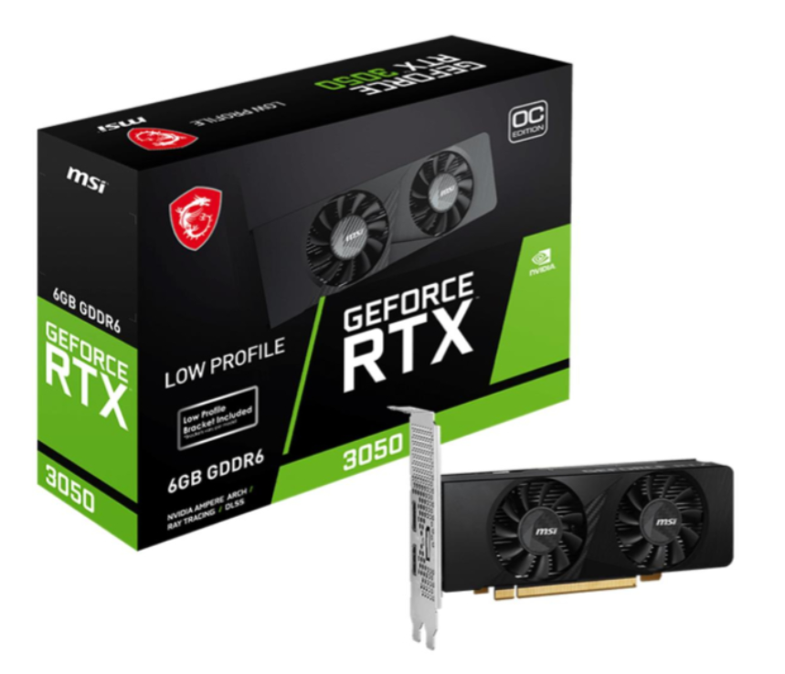 Відеокарта MSI GeForce RTX 3050 LP OC 6GB GDDR6 (RTX 3050 LP 6G OC)