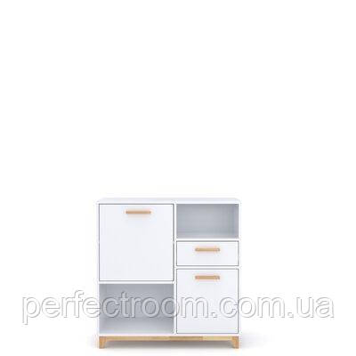 Комод 2D1S STEKA білий