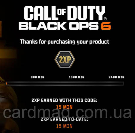 Call of Duty Black Ops 6: MONSTER ENERGY (15 Min Double XP), фото 1