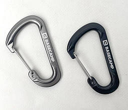 Набір алюмінієвих карабінів Base Camp Delta 7 Wire Set, 2шт, Black/Grey BCP 60915