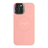 Чохол AG-Glass Chrome Camera with Magsafe для iPhone 12/12 Pro Колір Pink Sand, фото 10