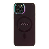 Чохол AG-Glass Chrome Camera with Magsafe для iPhone 12/12 Pro Колір Pink Sand, фото 11